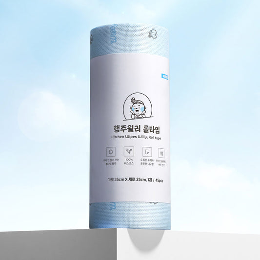 Billy365 Dishcloth Willy – Roll Type (2 Rolls, 90 Sheets)